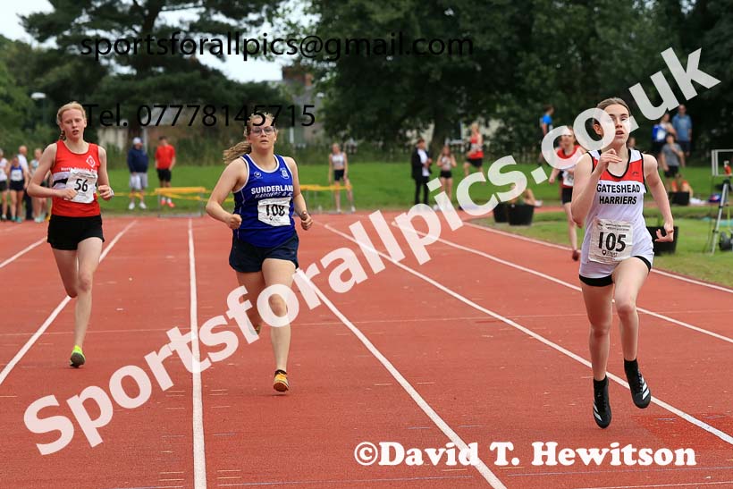 The 100 metres, Wednesday, july 24th, 2024 NEGP 5, Monkton Stadium.  Photo: David T. Hewitson/Sports for All Pics